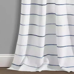 Kirklands Home Curtains & Drapes|Navy Ombre Stripe Curtain Panel Set, 95 in.