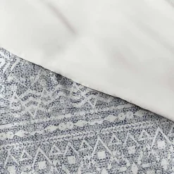 Kirklands Home Duvets|Navy Rustic Modern 2-pc. Twin Duvet Cover Set