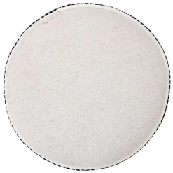 Best Navy Seaside Textured Stripe Pouf Poufs & Floor Cushions