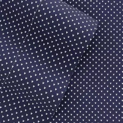 Kirklands Home Bed Sheets|Navy Tiny Hearts 3-pc. Twin Sheet Set Blue