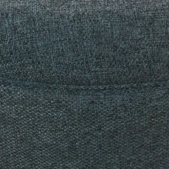 Kirklands Home Benches & Ottomans|Navy Upholstered Round Storage Ottoman Blue