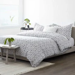 Kirklands Home Duvets|Navy Vines 3-pc. King Duvet Cover Set