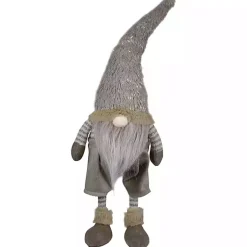 Best Neutral Fur Striped Standing Gnome Christmas Decorations