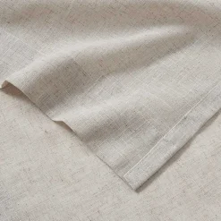 Kirklands Home Curtains & Drapes|Neutral Linen Blend Curtain Panel Set, 84 in Tan