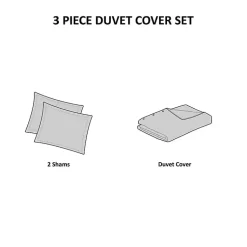 Kirklands Home Duvets|Neutral Oversized 3-pc. Queen Duvet Cover Set Tan