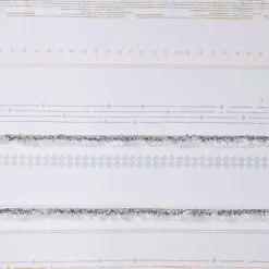 Kirklands Home Shower Curtains|Neutral Striped Boho Cotton Shower Curtain