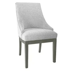 Kirklands Home Dining Chairs|Neutral Upholstered Barrel Dining Chair Multi