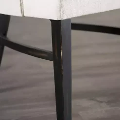 Kirklands Home Dining Chairs|Neutral Wingback Dining Chairs, Set of 2 Ivory