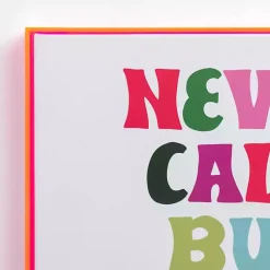 Sale Never Calm Always Bright Framed Canvas Print Christmas Art & Wall Decor