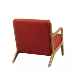 Kirklands Home Accent Chairs|Nolan Mid-Century Modern Accent Chair Red