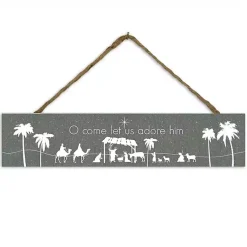 Best O Come Let Us Adore Him Christmas Wall Sign Christmas Art & Wall Decor