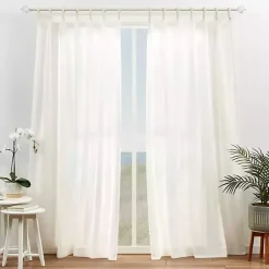 Kirklands Home Curtains & Drapes|Oatmeal Braided 2-pc. Curtain Panel Set, 108 in.