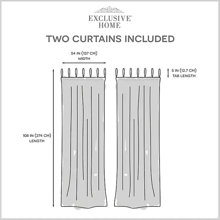 Kirklands Home Curtains & Drapes|Oatmeal Braided 2-pc. Curtain Panel Set, 108 in.
