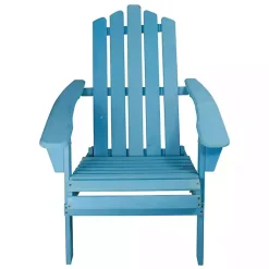Kirklands Home Outdoor Seating|Ocean Outdoor Folding Adirondack Chair Blue