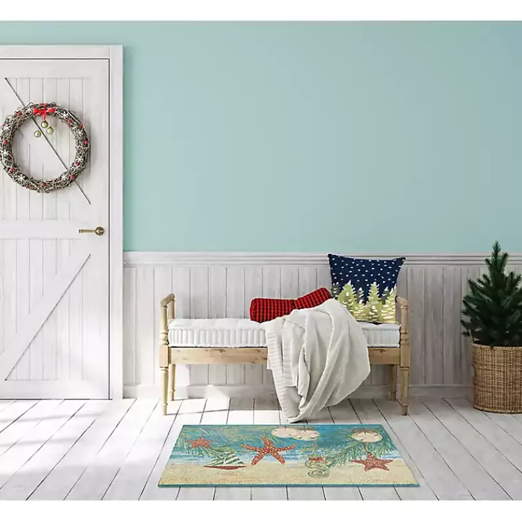 Sale Ocean Holiday Accent Rug, 24x34 Outdoor Christmas Decorations
