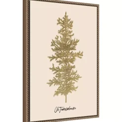 Online Oh Tannenbaum Framed Canvas Art Print Christmas Art & Wall Decor