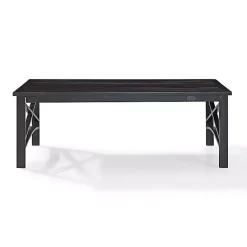 Kirklands Home Outdoor Tables|Oiled Bronze Metal Dayton Outdoor Coffee Table Brown