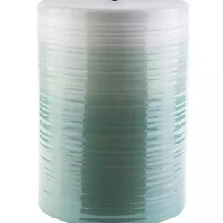 Kirklands Home Outdoor Tables|Ombre Turquoise Ripple Accent Table