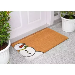 Best Outdoor Snowman Festive Christmas Doormat Outdoor Christmas Decorations