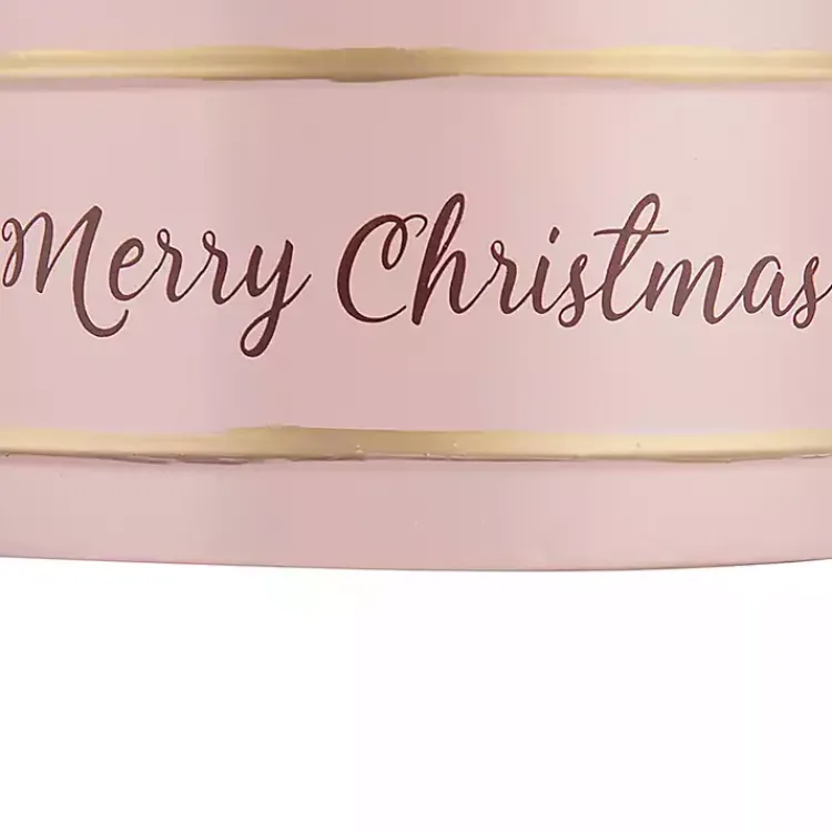 Best Oval Iron Merry Christmas Baskets, Set of 2 Christmas Decorations