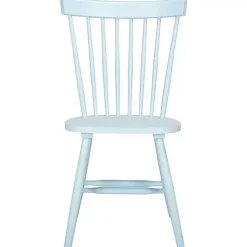 Kirklands Home Dining Chairs|Pale Parker Spindle Dining Chairs, Set of 2 Blue