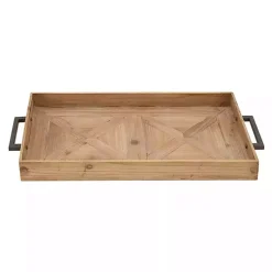 Best Parquet Fir Wood Decorative Tray Decorative Trays