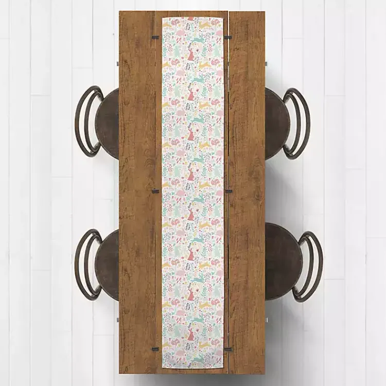 Outlet Pastel Easter Pattern Table Runner, 72 in. Easter Decorations