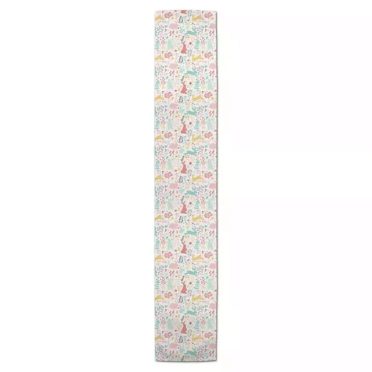 Outlet Pastel Easter Pattern Table Runner, 72 in. Easter Decorations