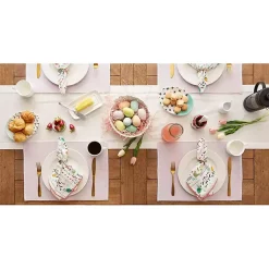 Kirklands Home Table Linens|Pastel Lavender Fog Dobby Placemats, Set of 6 Purple