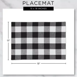 Kirklands Home Table Linens|Pastel Lavender Fog Dobby Placemats, Set of 6 Purple