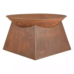 Kirklands Home Fire Pits|Patina Half Dome Fire Bowl Brown