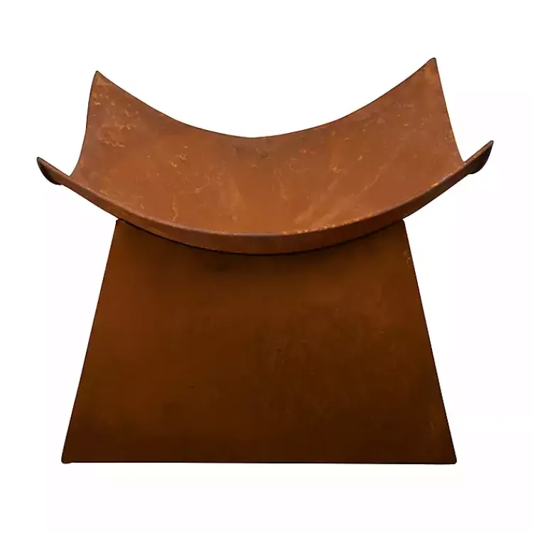 Kirklands Home Fire Pits|Patina Modern Open Fire Bowl Brown