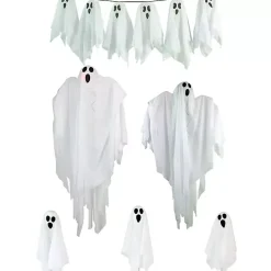 6-pc. Pre-Lit Ghost Family Decoration Halloween
