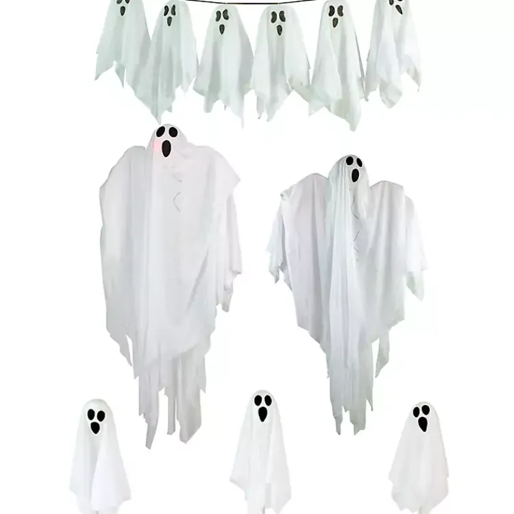6-pc. Pre-Lit Ghost Family Decoration Halloween