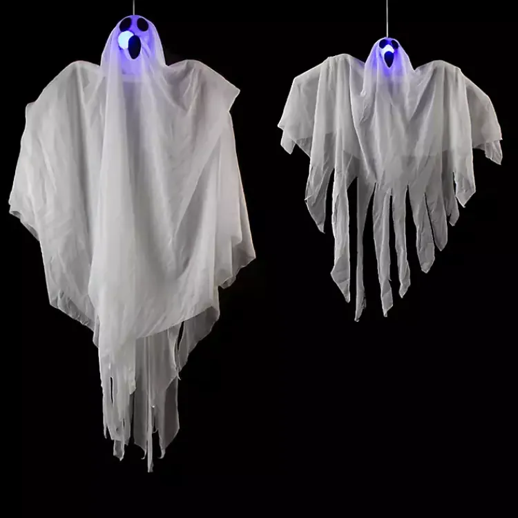 6-pc. Pre-Lit Ghost Family Decoration Halloween