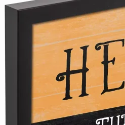 Sale Personalized Hey Boo Framed Canvas Print Halloween