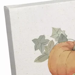 Personalized Pumpkin Home Canvas Art Print Fall