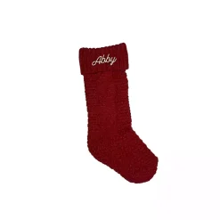 Best Personalized Cursive Embroide Stocking Christmas Stockings & Stocking Holders