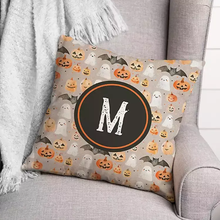 Sale Personalized Watercolor Halloween Pillow Halloween