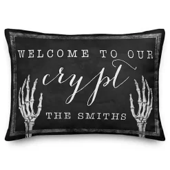 Sale Personalized Welcome To Our Crypt Pillow Halloween