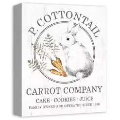 Best Peter Cottontail Carrot Company Canvas Art Print Easter Decorations