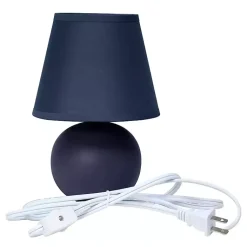 Kirklands Home Table Lamps|Petite Orb Ceramic Table Lamp Blue