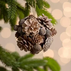Sale Pinecone Orb Christmas Ornament Christmas Ornaments