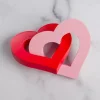 Best Pink & Red Hearts Link Sculpture Valentines Day Decorations