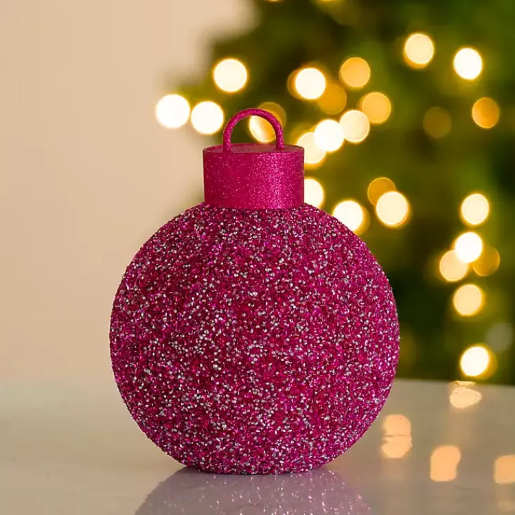 Sale Confetti Glitter Ornament, 10 in. Christmas Decorations