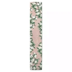 Discount Pink Floral Print Cotton Twill Table Runner Easter Decorations