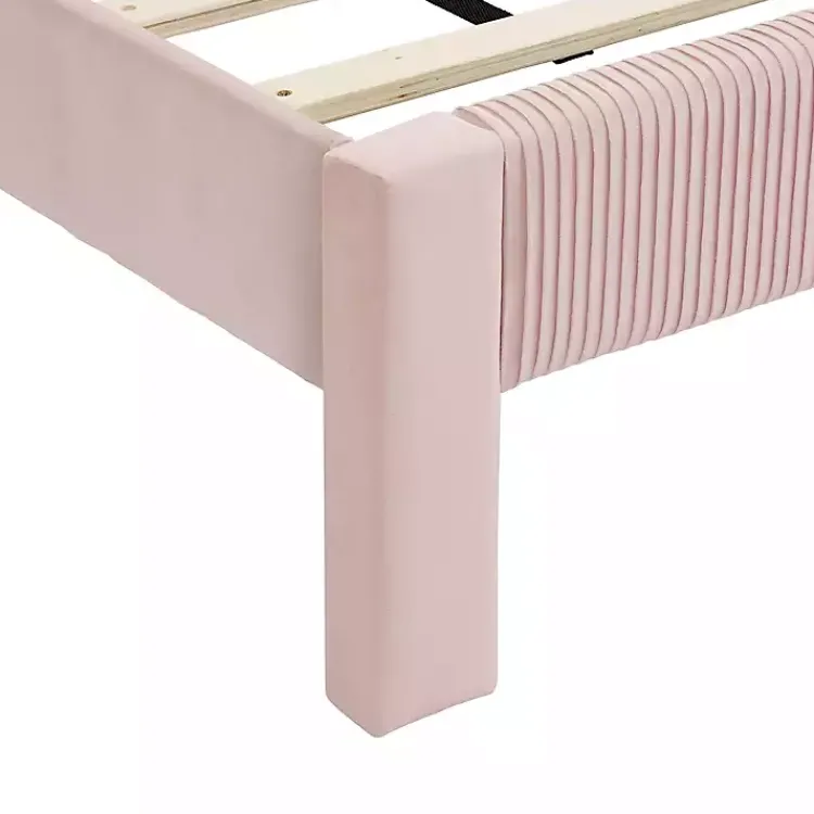 Kirklands Home Beds & Headboards|Upholstered Dalia Queen Platform Bed Pink