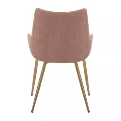 Kirklands Home Dining Chairs|Velvet Avery Dining Chair Pink