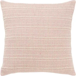 Sale Pink Woven Throw Pillow Pillows