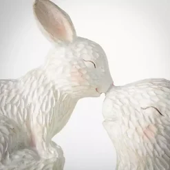 Outlet Playful Easter Bunny and Baby Figurine Easter Decorations